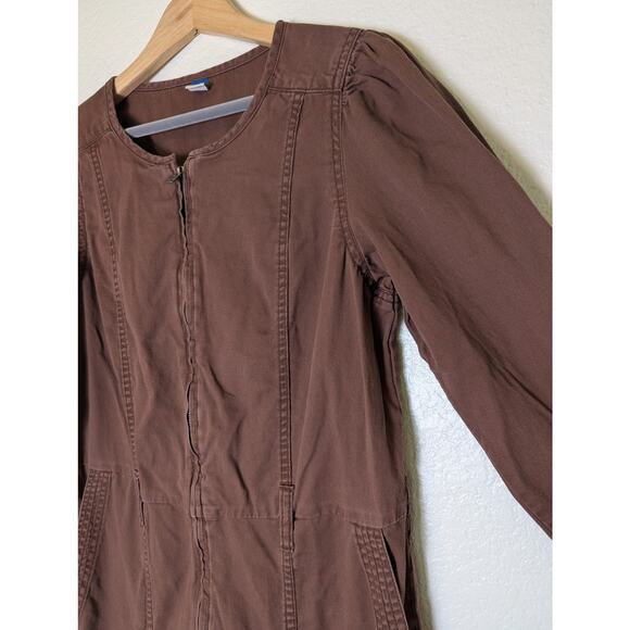 Old Navy Women Coveralls Jumpsuit Painters Boiler Suit Brown Size S Utility - Picture 6 of 15